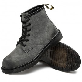 Stylish Lace-up High-top Wear-resistant Boots
