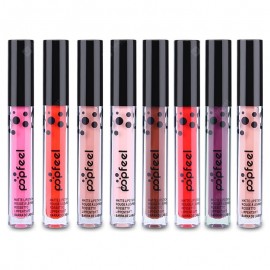 POPFEEL Non-stick Velvet Matte Mixed Color Lip Gloss 8pcs