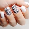 Self-adhesive Hollowed-out Lace Nail Stickers Decals