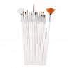 Manicure Point Drill Tools Brushes Tweezers Pen Set