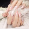 4 Size 300pcs Nail Art Tips Crystal Glitter Rhinestone Decoration