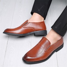 Fashion Men's Leather Casual Business Shoes