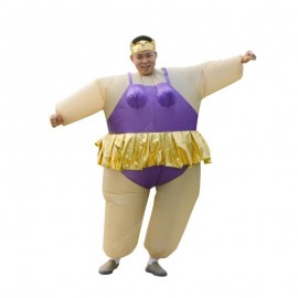 Ballet Hula Dance Fat Man Doll Costume