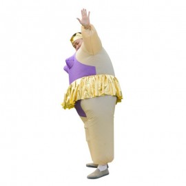 Ballet Hula Dance Fat Man Doll Costume