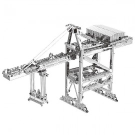 3D Metal Jigsaw Wharf Crane Puzzle Model Toy