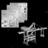 3D Metal Jigsaw Wharf Crane Puzzle Model Toy