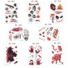 Diverse Waterproof Temporary Bloody Tattoo Stickers
