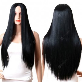 Long Center Parting Straight Capless Synthetic Wig