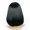 Medium Side Parting Tail Adduction Straight Bob Synthetic Wig