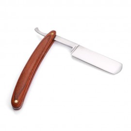 Old Stainless Steel Straight Edge Barber Razor Traditional Manual Shaver
