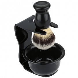 Beauty Tool Acrylic Frame Shaving Brush Set for Man