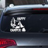 Happy Camper Creative Car Decoration Sticker Removable Decorations