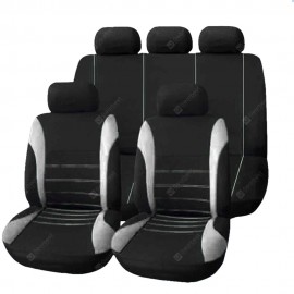 T21620 Universal Car Seat Cover 9 Set Full Seat Covers for Crossovers Sedans