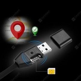 Intelligent Tracker Mini GPS Positioning USB Wire Fast Charging Data Cable 1M