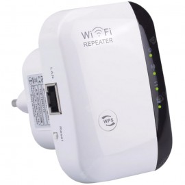 Wireless Network Repeater WiFi Signal Amplifier Router Expander 300M Enhanced Transmission