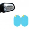 2PCS Car Rearview Mirror Oval Rain Film