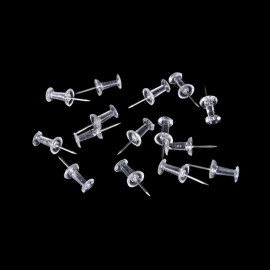 Pinellia flowers Transparent Clear-ColouPush Drawing Pins For Notice Cork Board Map Hole