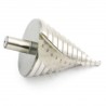 BluShine 6-60mm Large HSS Spiral Groove Step Drill Cone Drill Bit Hole Cutter