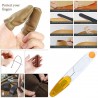 26pcs Craft DIY Handmade Tools Leather Stiching Wheel Punch Edger Groover Trench Device Belt Puncher Set Leather Hand Tools Set