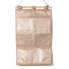 Practical 5 Pockets Jute Wall Hanging Bag