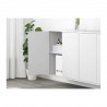 Eket Wall-Mounted Cabinet Combination White 175X25X70 Cm