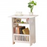 White WPC board Storage Cabinet Shelf waterproof mildew proof