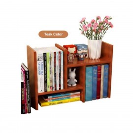 Portable Table DIY Wooden Book Shelf Bookcase Student Office Desk Storage Rack