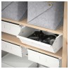 Ivar 4 Sections/Shelves/Cabinet Pine White 344X30X226 Cm