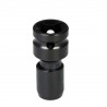 1/2" Square to 1/4" Hex Shank Socket Adapter Quick Release Chuck Converter for Impact and Ratchet Wrench