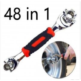 48 in 1 Eight In One Wrench Dog Bone Wrench Universal Rotating Multi-head Wrench