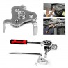 【Restore original price after 3 days RM23.9】Car Truck Adjustable Two Way Oil Filter Key Wrench Tool with 3 Jaw Repair Removal Tool