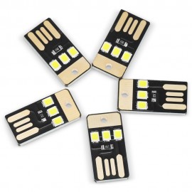 5PCS USB LED Mini Flashlight