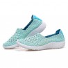 Women Hollow Out Casual Slip On Knitting Outdoor Shoes