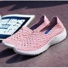 Women Hollow Out Casual Slip On Knitting Outdoor Shoes