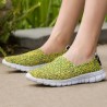 Slip On Women Casual Sport Outdoor Knitting Flat Shoes