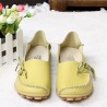 US Size 5-13 New Women Soft Comfortable Lace-Up Flat Loafers Breathable Casual Leather Flats Shoes