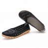 Women Flats Shoes Comfortable Soft Slip On Hollow Out Leather Casual Flat Loafers Shoes