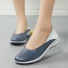 Women Casual Soft Stitching Slip On Flats Loafers