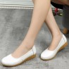 SOCOFY Pure Color Comfortable Soft Slip on Flats Shoes