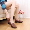 Leather Casual Shoes Soft Solt Slip On Flats Loafers For Women