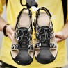 Soft Sole Outdoor Hollow Out Hiking Camouflage Band Beach Sandals
