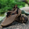 Men Lycra Mesh Bungee Closure Water Friendly Outdoor Casaul Shoes