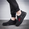 Men Mesh Splicing Light Weight Soft Slip On Casual Waling Shoes