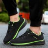 Men Knitted Fabric Comfy Lace Up Sport Running Sneakers