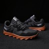 Men Fabric Splicing Breathable Slip Resistant Sport Casual Running Sneakers