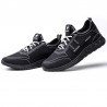 Men PU Leather Splicing Sport Soft Casual Running Sneakers