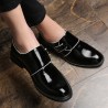Men British Style Microfiber Leather Slip Resistant Formal Shoes