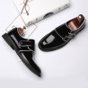 Men British Style Microfiber Leather Slip Resistant Formal Shoes