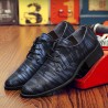 Men Stylish Leather Slip Resistant Business Casual Formal Dress Shoes