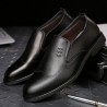 Men Classic Pointed Toe Slip On Business Formal Dress Shoes
